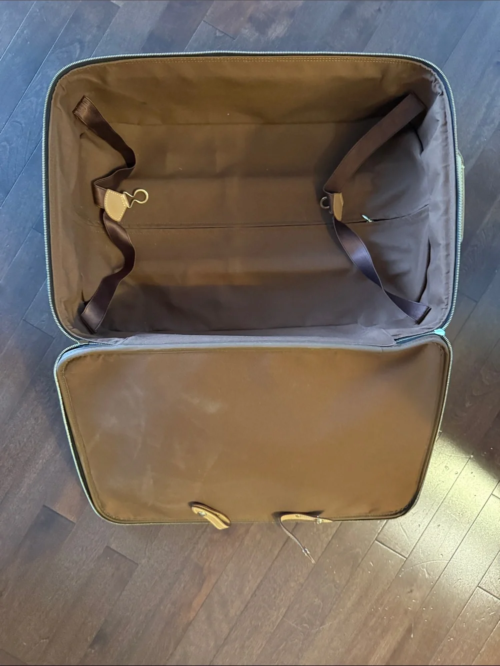 Louis Vuitton Monogram Canvas Rolling Suitcase in Brown and Tan - Picture 6 of 7